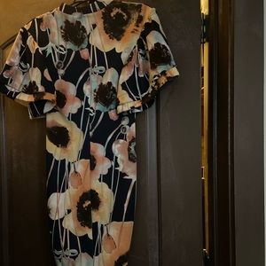 Floral Bodycon Dress - Small